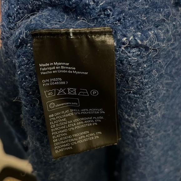 H&M Basic Blue Sweater, XL - Picture 5 of 5